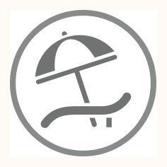 Dock chairs and umbrellas for rent Dock chairs and umbrellas for rent