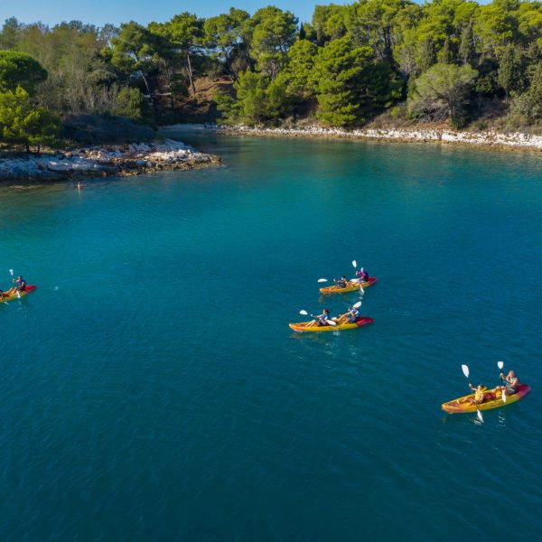 Kayaking in the Medulin archipelago